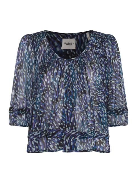 Isabel Marant Étoile ISABEL MARANT ÉTOILE BLEU VISCOSE SHIRT