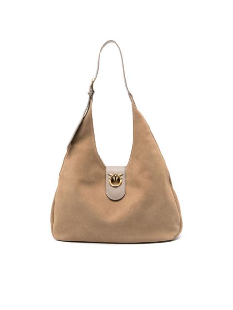 PINKO Big Hobo leather shoulder bag