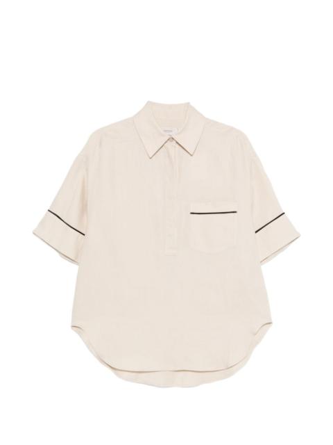 AGNONA patch-pocket blouse