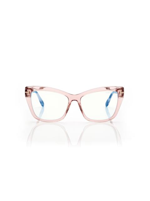 BLUE BLOCK SQUARE CAT EYE OPTICALS