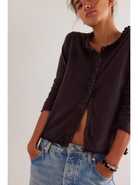 FREE PEOPLE We The Free Penny Pointelle Cardi
