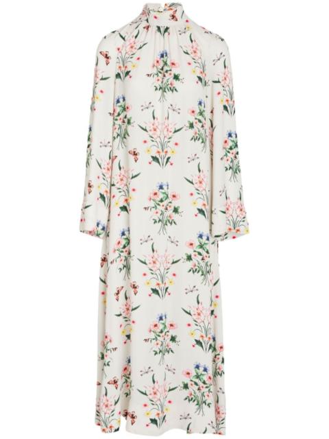 GIAMBATTISTA VALLI floral-print midi-dress