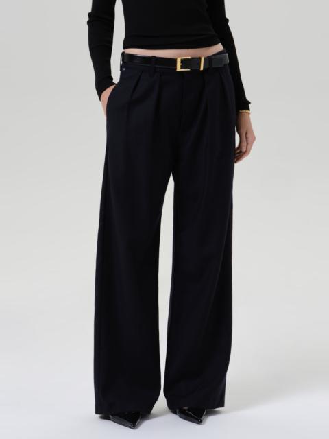 Citizens of Humanity Ines Italian Virgin Wool Trouser In Navy
