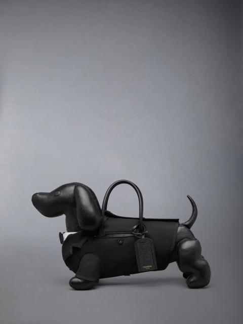 Thom Browne TUXEDO HECTOR BAG IN PEBBLE GRAIN LEATHER