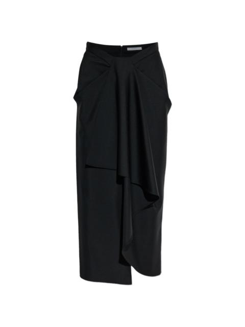 Givenchy draped midi skirt