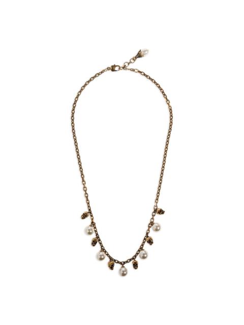 Alexander McQueen skull pearl necklace