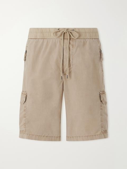 JAMES PERSE Straight-Leg Stretch Cotton-Poplin Shorts