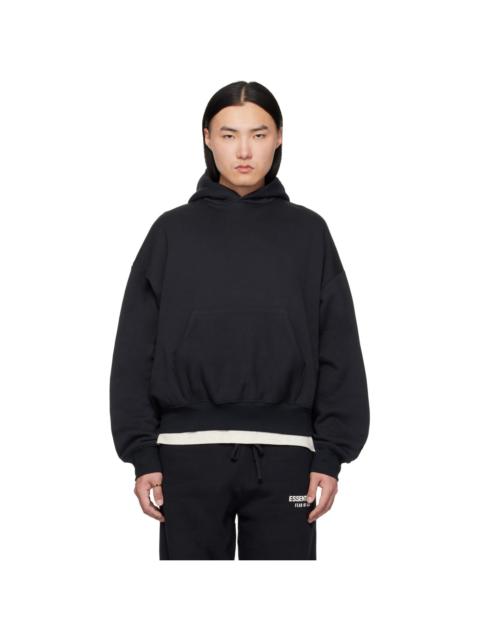 ESSENTIALS Black Classic Hoodie