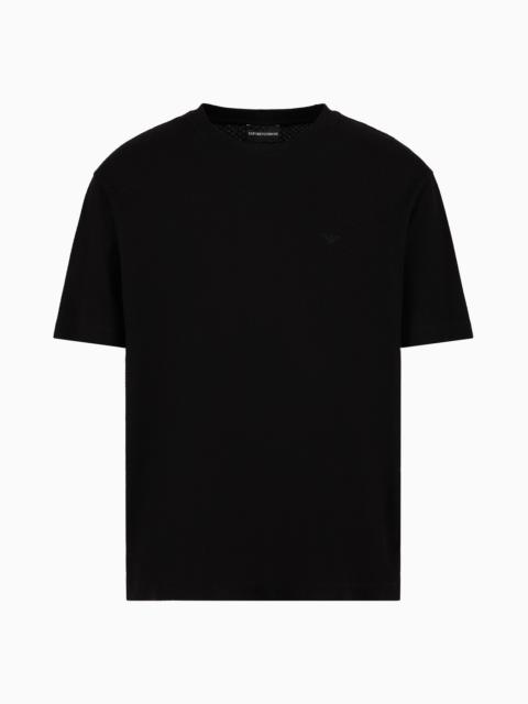 EMPORIO ARMANI Jacquard jersey T-shirt