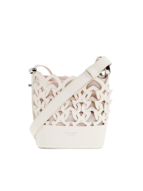 kate spade mini Halo leather bucket bag