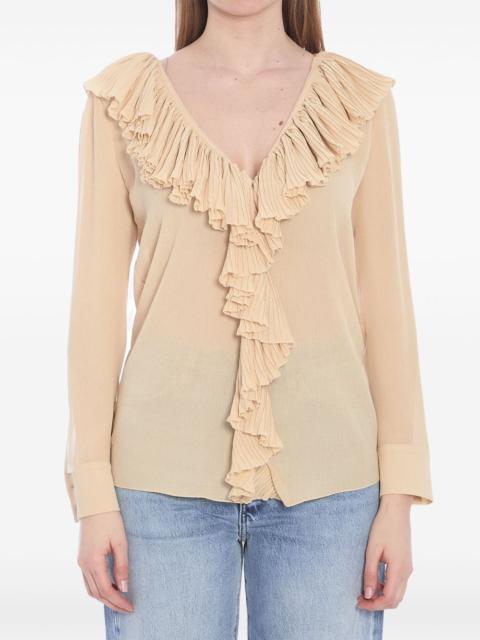 SAINT LAURENT ruffled blouse
