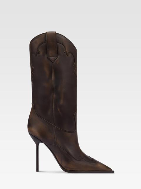 PARIS TEXAS Brushed leather boot