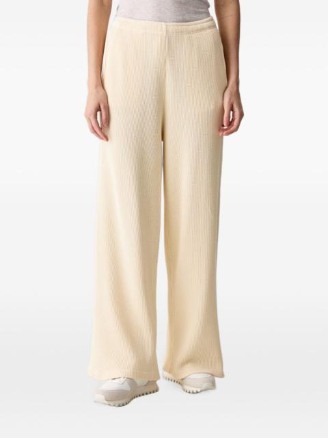 American Vintage Uscow waffle-knit wide-leg trousers