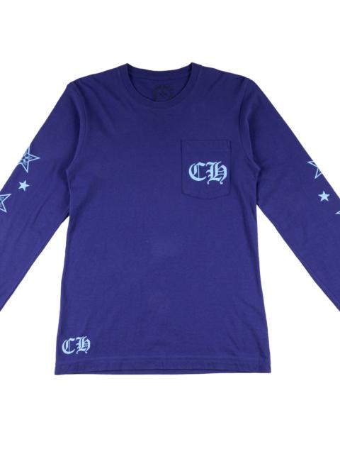 Chrome Hearts Star Long-Sleeve T-Shirt "Blue" CHRM1148