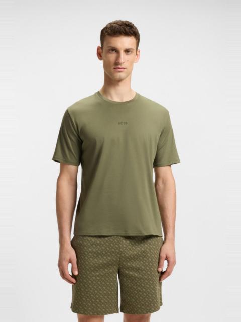 BOSS GIFT-BOXED PAJAMAS IN COTTON WITH LOGO AND MONOGRAMS