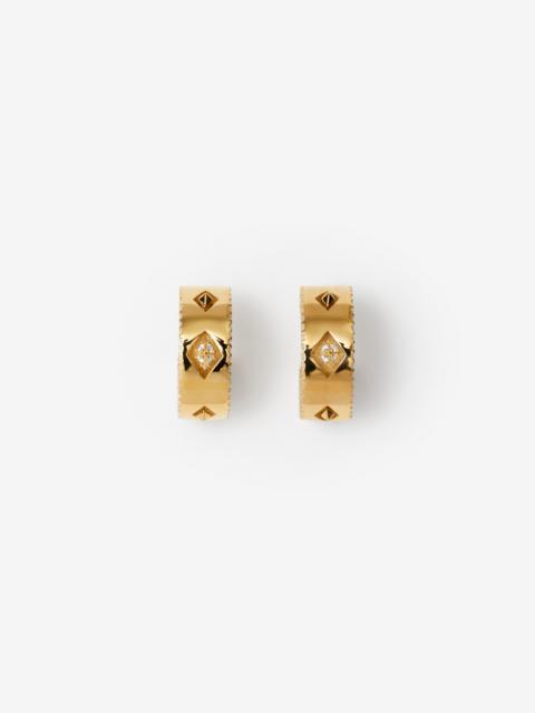 Burberry Hollow Layer Earrings