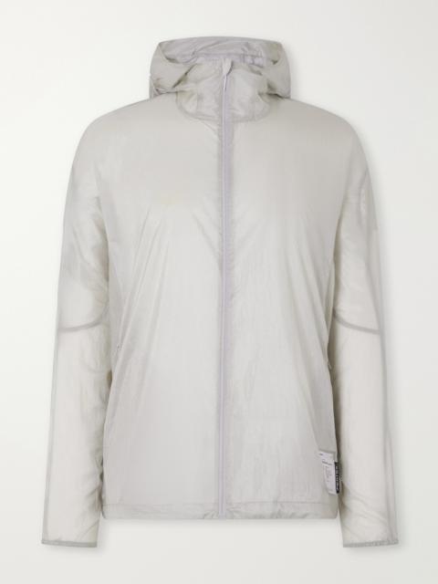 SATISFY Logo-Appliquéd Rippy™ Ripstop-Panelled Pertex® Diamond Fuse Hooded Jacket