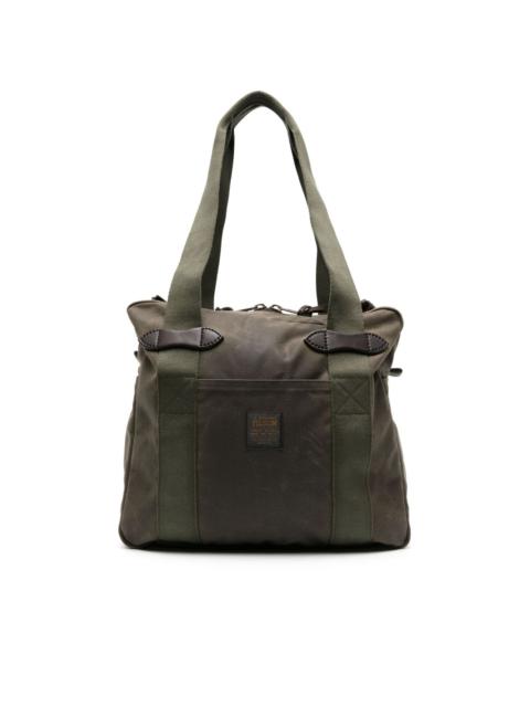 FILSON Cloth logo-patch tote bag