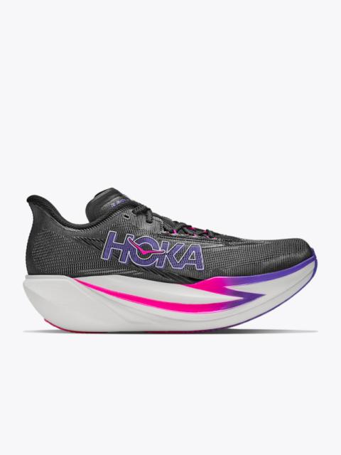 HOKA Cielo X1 3.0 Shoes in Carbon Black/Black