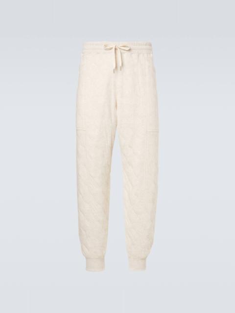 Comme des Garçons Homme Cotton jersey sweatpants