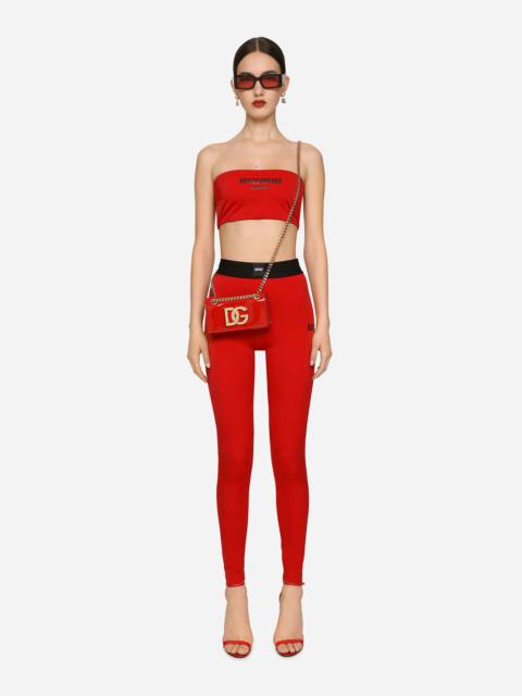 Dolce & Gabbana Spandex jersey leggings with elasticated band DGVIB3