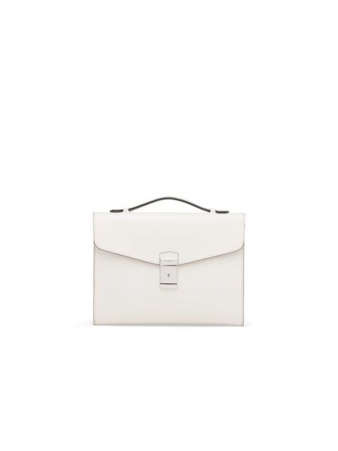 Crawford
St James Leather Document Holder Chalk white