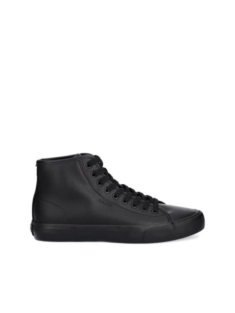 BOSS lace-up hi-top sneakers