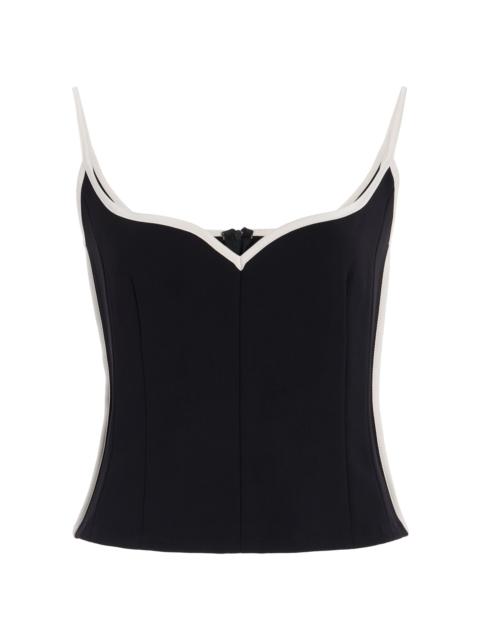 Paris Georgia Heart Top black/white