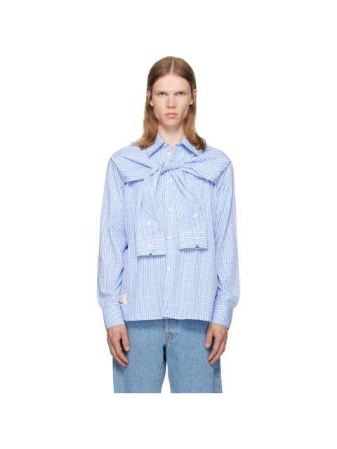 CHARLES JEFFREY LOVERBOY Blue Hold Me Shirt
