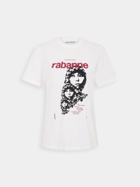 rabanne WHITE VISCONTI-INSPIRED T-SHIRT