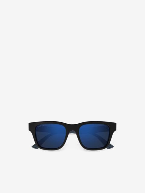 GUCCI logo-plaque square-frame sunglasses