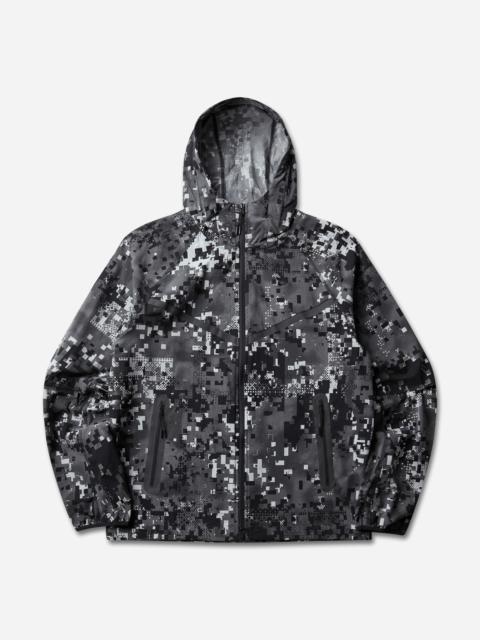 Nike Men's Tech Dri-Fit Woven Full-Zip Jacket Light Smoke Grey / Black