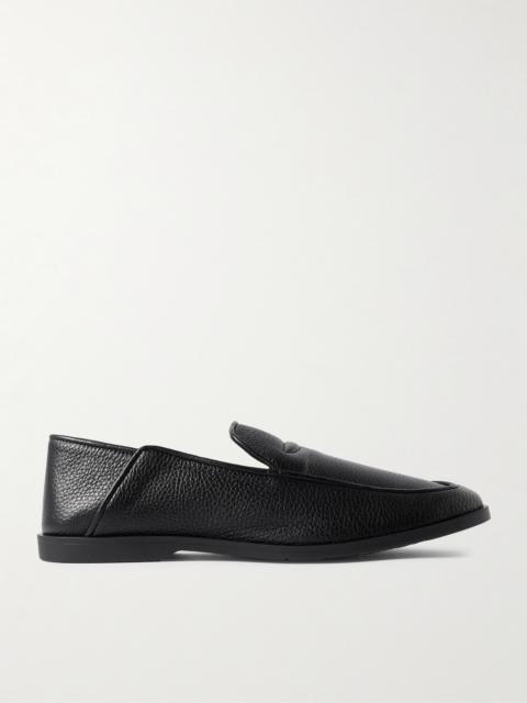 GEORGE CLEVERLEY Mayfair II Collapsible-Heel Deerkskin Loafers