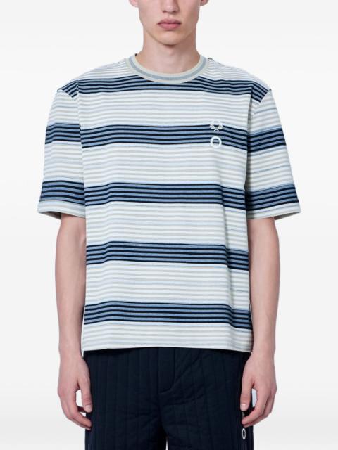 Fred Perry x Craig Green stripe-pattern T-shirt
