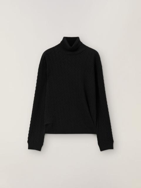 Micro Cables Turtleneck