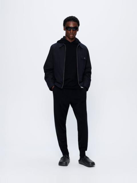 PANGAIA Mens DNA Regenerative Merino Wool Track Pants - Black