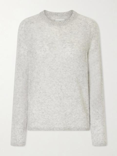 The Elder Statesman Nimbus Laurel Knitted Cashmere And Silk-blend Sweater
