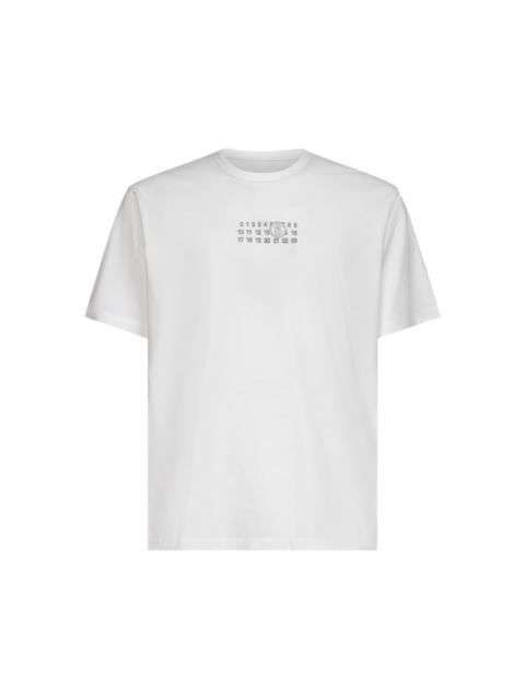 MM6 Maison Margiela numbers-motif cotton T-shirt