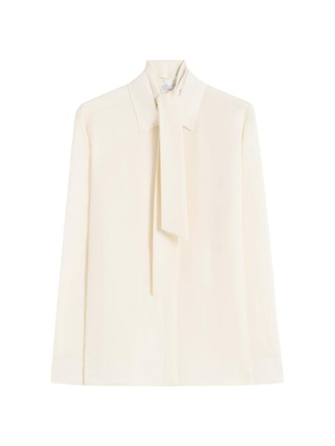 Max Mara Women's Heavy Silk Shirt - Ivory