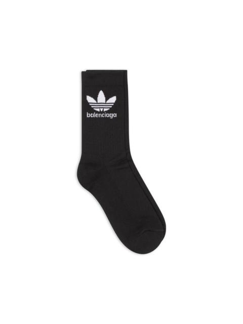 BALENCIAGA Women's Balenciaga / Adidas Socks in Black