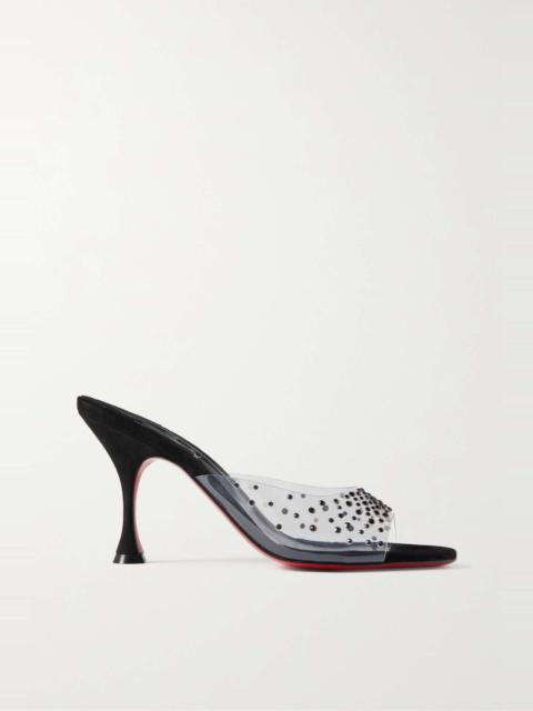 Degramule Strass 85 crystal-embellished PVC mules