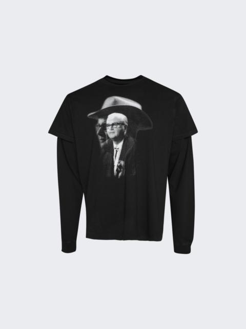 Texas Pastor Assemblage Long Sleeved Tee Faded Black
