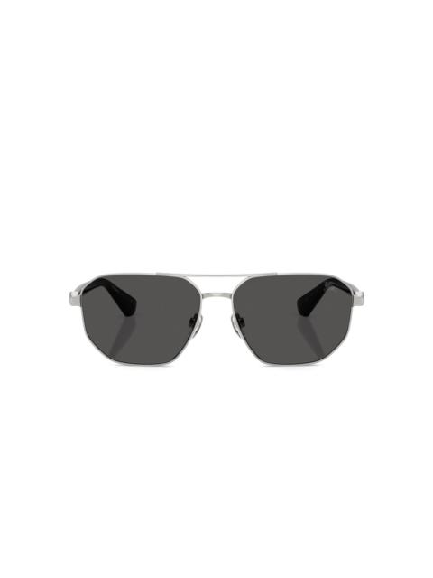 Burberry geometric-frame sunglasses
