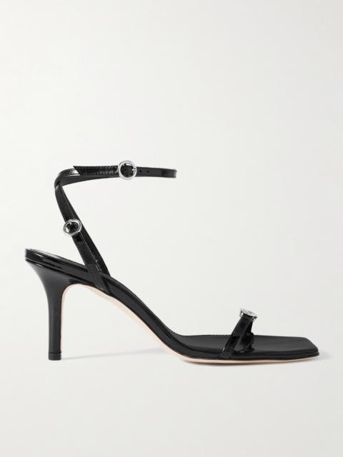 Aeyde Hallie Patent-leather Sandals