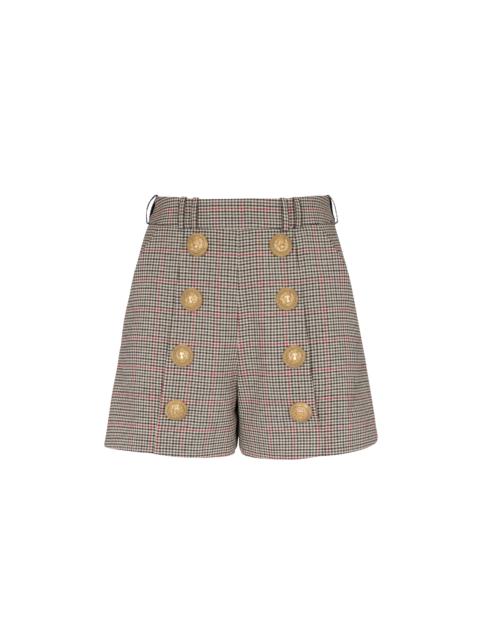 Balmain Wool shorts with buttons