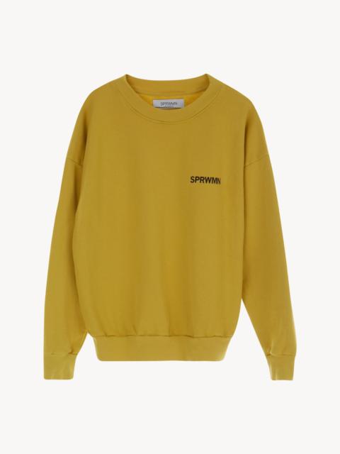 SPRWMN LIMONCELLO COTTON LOGO SWEATSHIRT