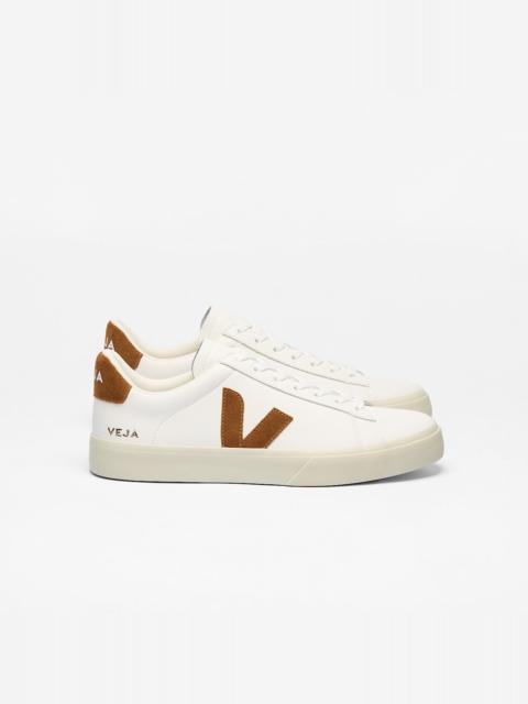 VEJA CAMPO LEATHER WHITE COGNAC