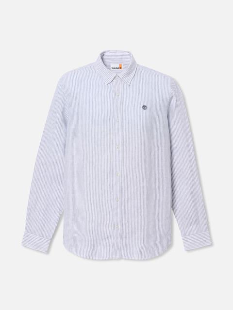 Men's Mill Brook Regular Fit Linen Shirt
