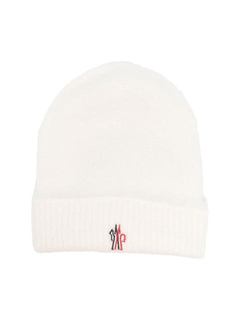 Moncler Grenoble logo-patch knitted beanie
