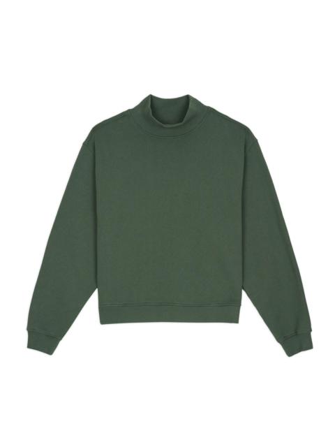 BRAIN DEAD Turtle Neck Sweatshirt - Green